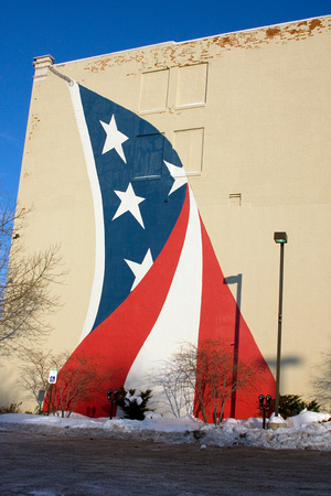 Flag in Lakewood, Ohio